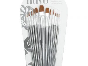Nuvo Stencil Brushes 4/Pkg